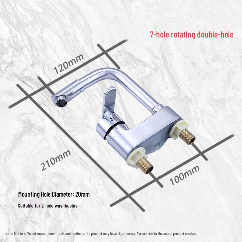 Bathroom Sink Hot & Cold Mixer Faucet
