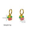 New Fashion Christmas Earrings: Creative Snowman & Tree Design In Stainless Steel
