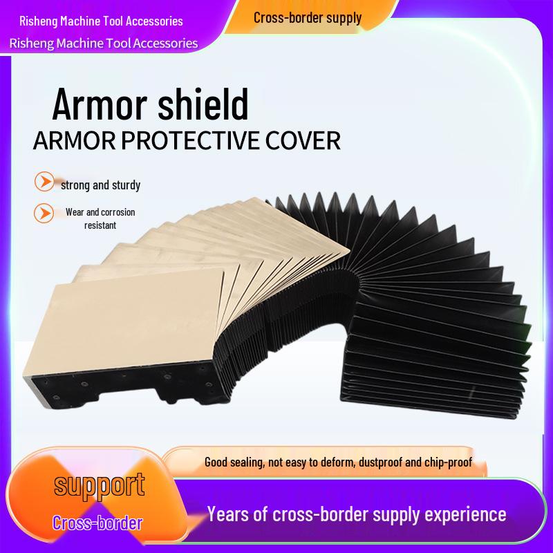 Stainless Steel Telescopic Armor Dust Cover for CNC Machine Tools