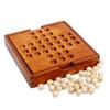 Gioco da Tavolo Solitario Diamante in Legno per Bambini – Giocattolo Educativo Kongming Chess da Scrivania