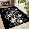 Nightmare Before Christmas Carpet Rug Soft Washable Anti Slip Home Living Room Sofa Mats Personalized Christmas Rug