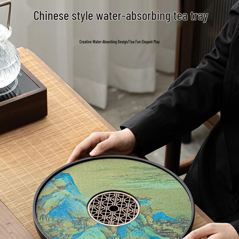 Quick-Drying Scenic Absorbent Tea Mat