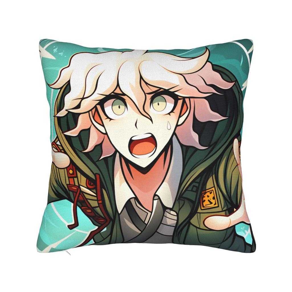 Anime Nagito Komaeda Kissenbezug Design Kissenhülle Für Stuhl Sofa Heimdekoration Lustige Kissenbezüge