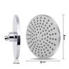 Premium Material Round Shower Head Chrome Plated Finish Concealed Mount Showerhead  Apartment