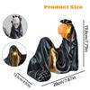 Luminous black robe ornaments Halloween Horrible Hand Statue Resin Sculpture Waterproof Gothic Decor for Home Party 30x20x15cm