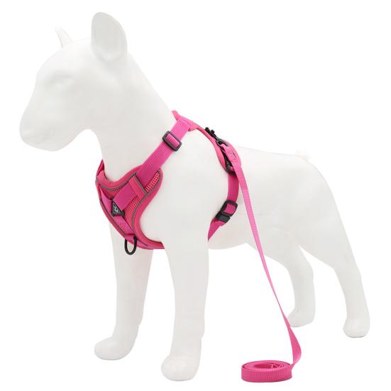 Walking Safety Pet Supplies Utile Réfléchissant Résistant aux morsures Sangle de poitrine Harnais pour animaux de compagnie