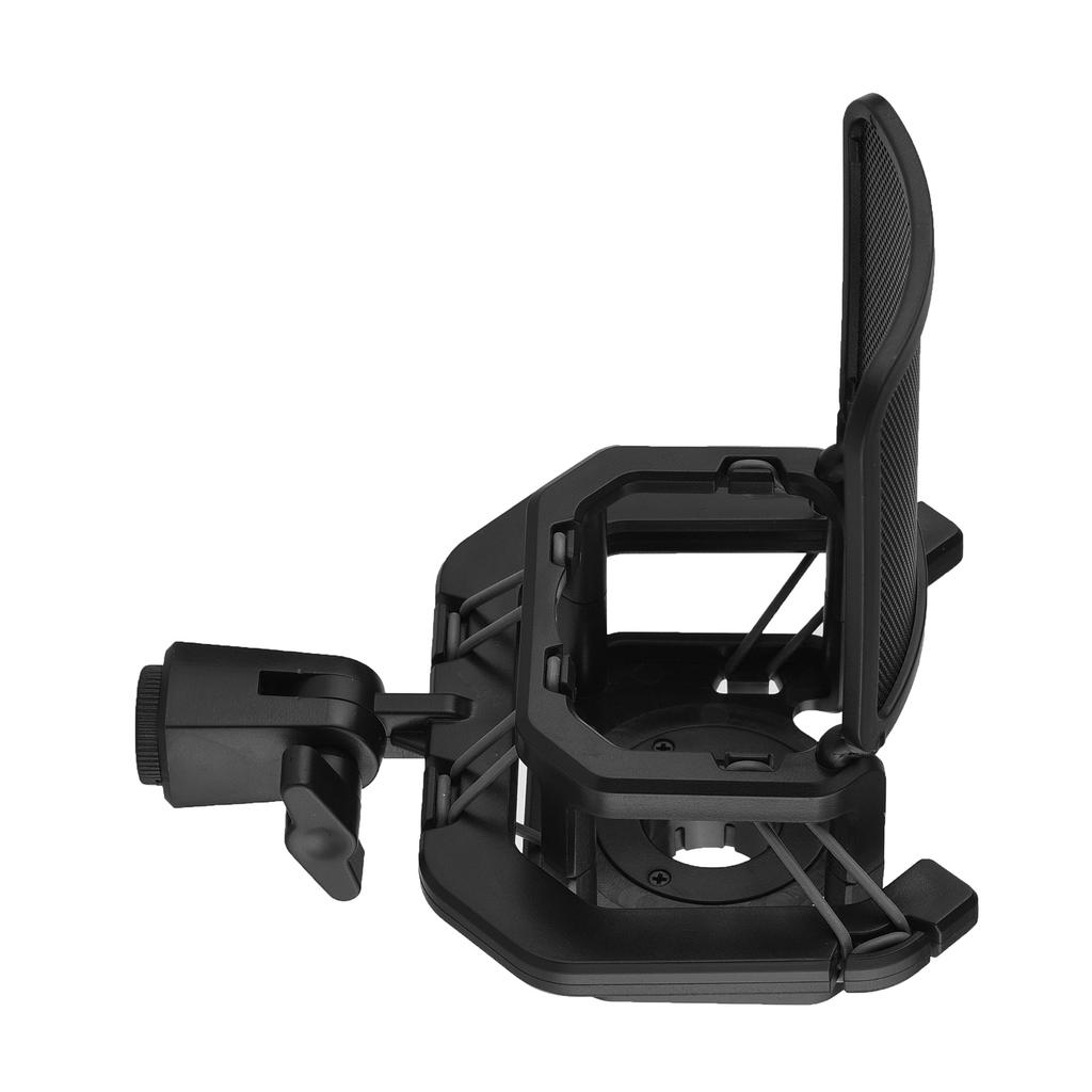Plastic Microphone Shock Mount Anti vibration Mic Holder Stand with Metal Pop Filter Universal Screw Adapter for