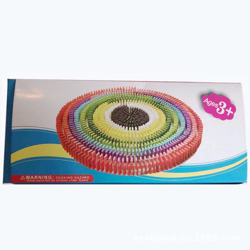 

Обучающий набор деревянных строительных блоков домино - 120 красочных деталей для детей