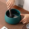 Coarse Pottery Tea Washing Large Tea Residue Tank Ceramic Household Cup Washing Basin Dry
