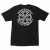 Unisex-Shirt Baumwolle Oversize Große Größe Independent Trucks VERTICAL Skateboard T-Shirt SCHWARZ