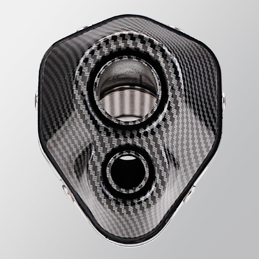 Carbon Fiber Hexagonal Exhaust Muffler Universal 51MM for CBR650 Sai 600 321R