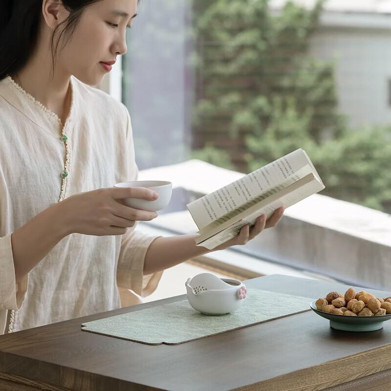 Edenus Ceramic Portable Travel Tea Set