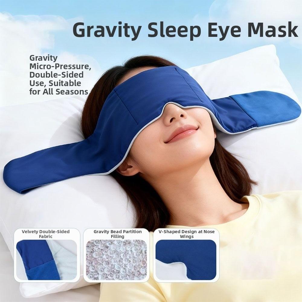 Soft Breathable Gravity Weighted Eye Mask Skin-Friendly Eyepatch  Eye Protection