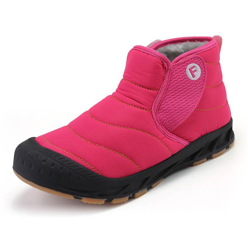 New Casual Men Ankle Boots High Quality Keep Warm Men Snow Boots Couple Comfortable Winter Waterproof Shoes Outdoor Men Sneakers
