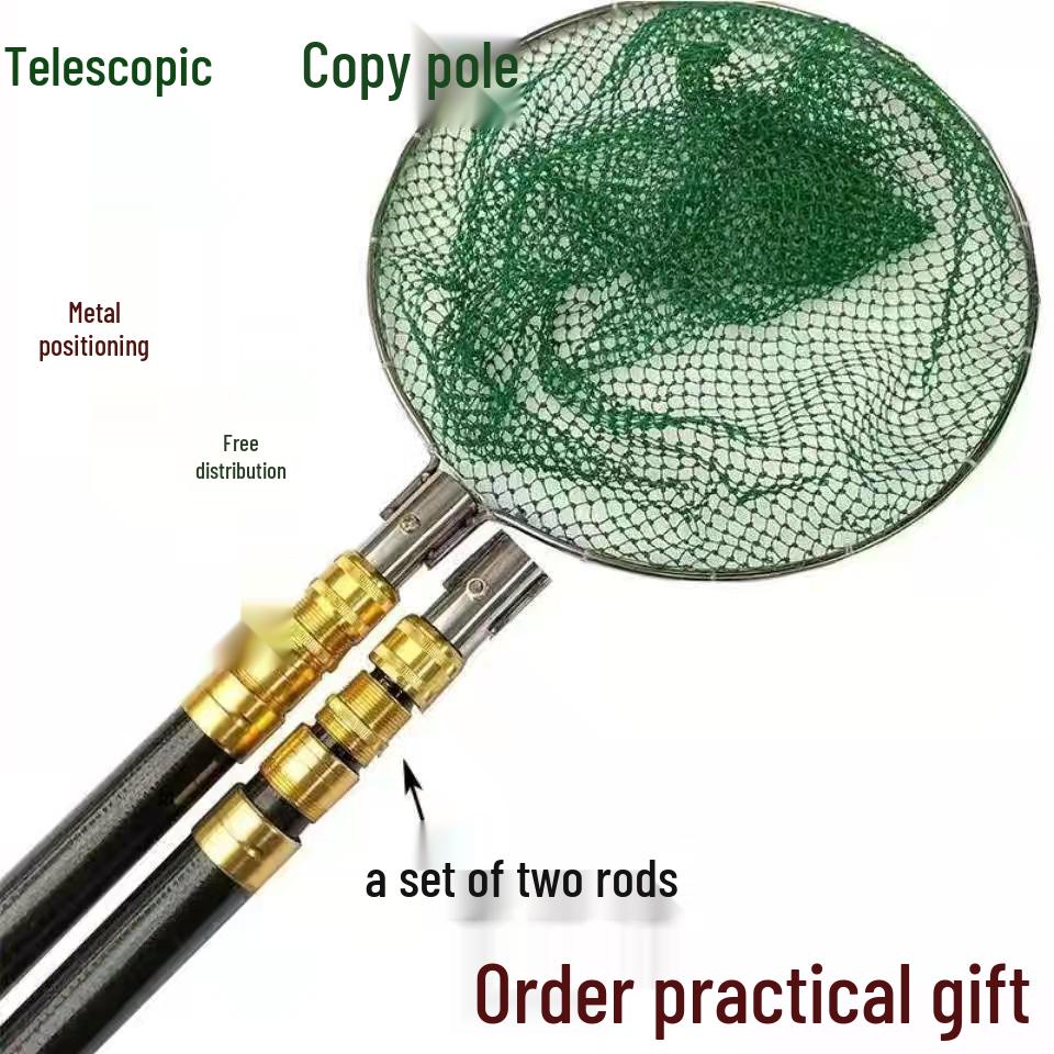 Detachable Insulated Telescopic Fishing Rod with Landing Net