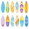 60pcs Waterproof Mini Surfboard Decorations Colorful Beach Party Decoration  Pool Party