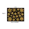 Glitter Effect Snowflake Electrostatic Wall Sticker Christmas Kids Room Decor Glass Window Home Decoration New Year Wallpaper