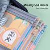 Stationery Storage Bag,Double-Layer Mesh Zipper Bag,Transparent Document Organiser,Large Capacity File Folders For Office