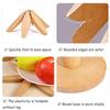Wooden Trivets For Hot Dishes Folding Tree Shape Black Walnut Table Mat Holders Heat Insulated Pad Set Coasters For Clay pots