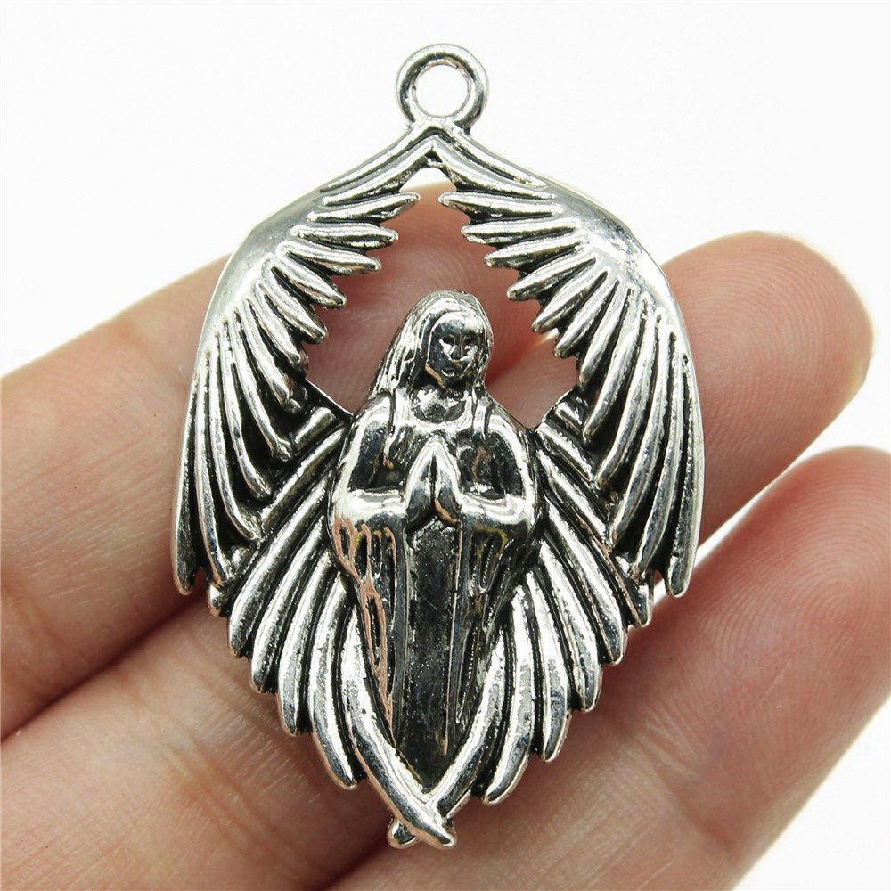 Big Angel Charms Pendant Couple Jewelry Unusual Gifts For