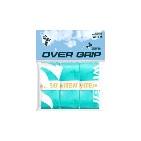 3Pcs Fita de aderência para raquete de tênis Overgrips de raquete macios para tênis Pickleball Badminton Antiderrapante Suor Absorvente Fita de aderência para tênis