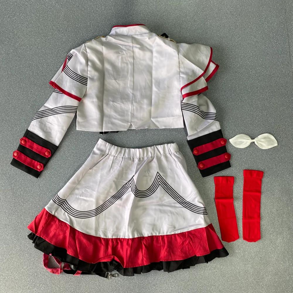 Costume Cosplay Kasane Teto Uniforme Kasane Teto Costumes Mascarade Costume et Perruque pour Femme