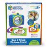 Learning Resources Matching Find and See Snap Picture Hunt LER3062 Game Snap! & (Authentic)