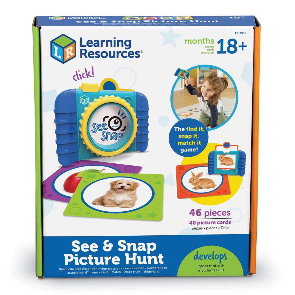Learning Resources Matching Find and See Snap Picture Hunt LER3062 Game Snap! & (Authentic)