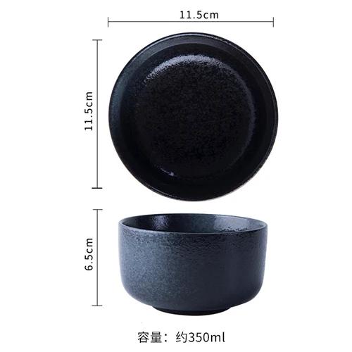 Creative Japanese Rice Bowl Simple Small Ceramic Soup  Home Restaurant Seasoning  Breakfast