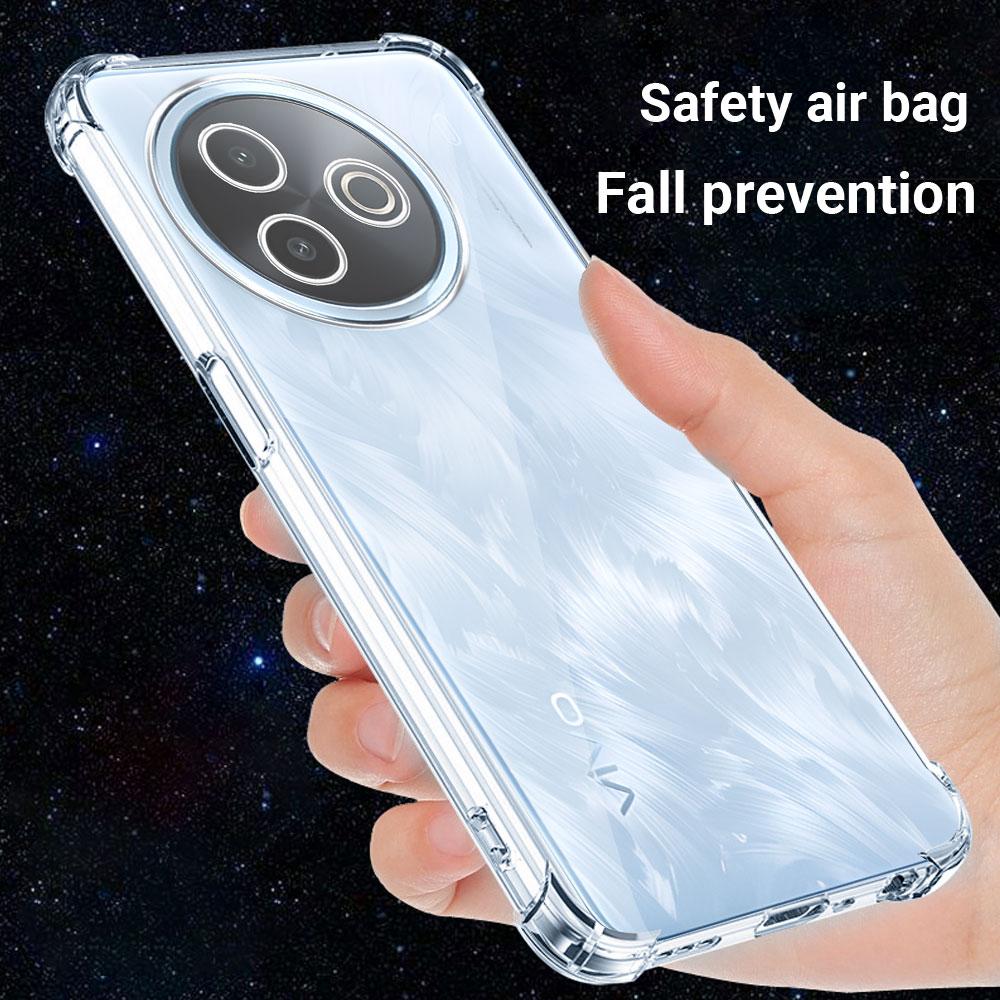 Coque For Vivo Y39 5G V2436 Case Clear Silicone Soft Phone Case For Vivo Y300i VivoY39 Funda Transparent Shockproof Airbag Cover