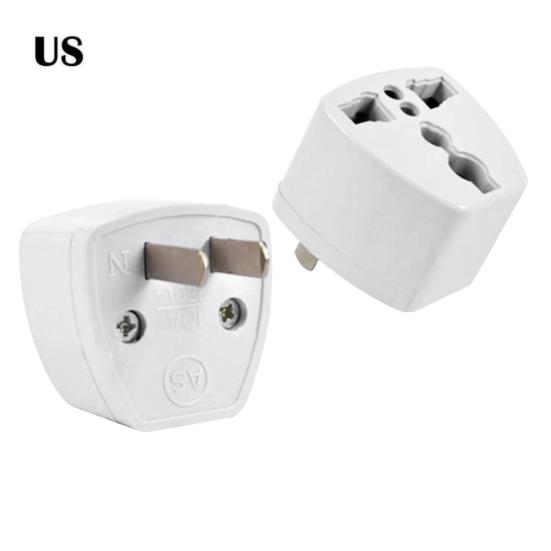 

World Travel US to Europe Canada EU UK AC Power Plug Adapter Converter US Plug