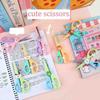Cartoon Small Animal Scissors Handmade Kindergarten Round Head Scissors For Art Class Children Pupils Safe Without Hurting Hands