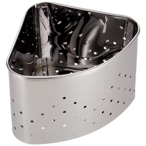 Asano Seisakusho Extra Large Triangular Corner Dish, 18-0 Stainless Steel, Made in Japan, JSV05004
