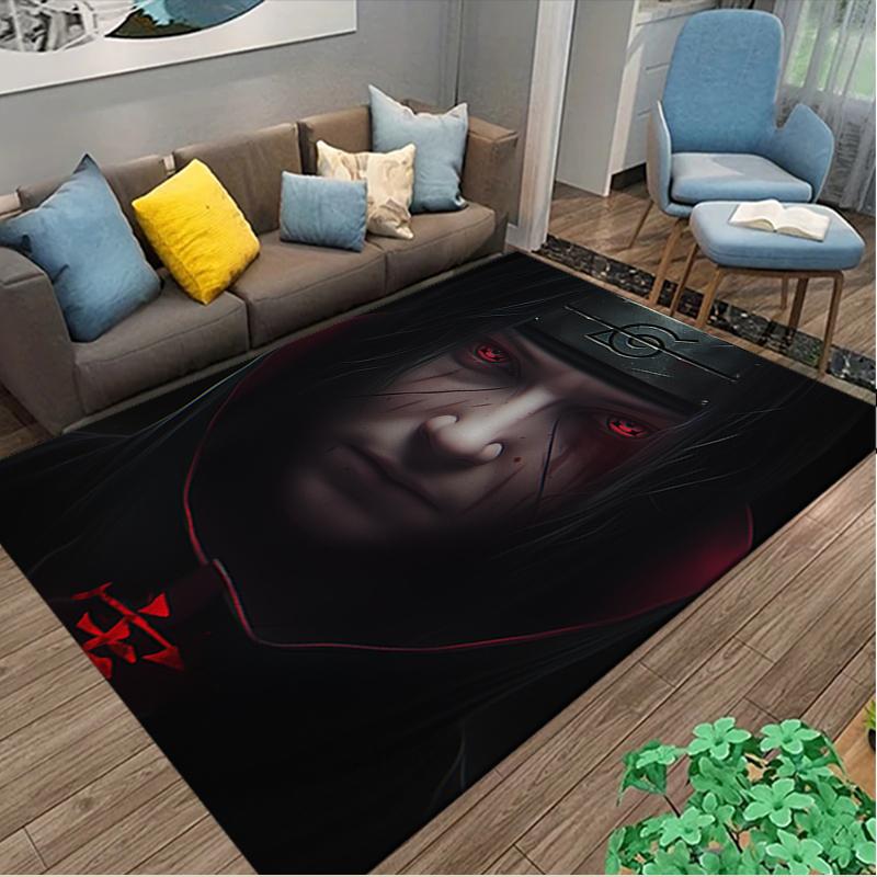 1pc Area Rug Appropriate for Office, naruto Carpet, Versatile Printed Chair Rug, Durable Home Sofa Carpet