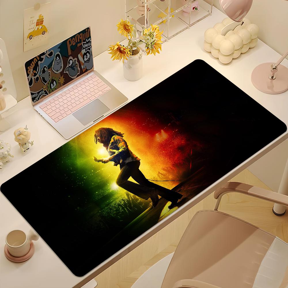 BBob Marley One Love Mouse Pad Nonslip Thickened MousePad Large Writing Lockedge Office Student Gaming Cushion