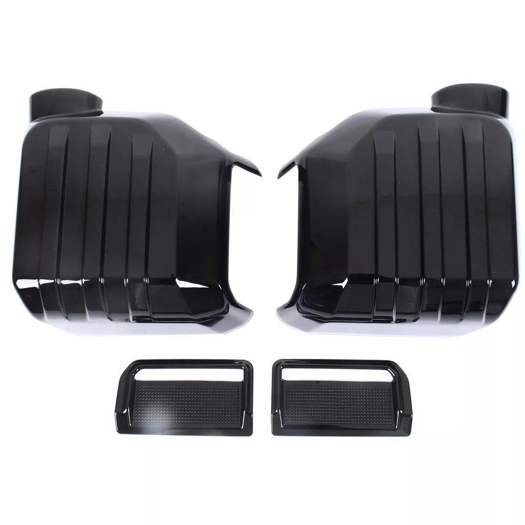 For Toyota Land Cruiser Prado LC250 2024-2025 Car Sticker Rearview Side Mirror Cover Wing Cap Exterior Door Rear View Case Trim