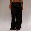 Pantaloni Casual da Donna alla Moda in Raso, Pantaloni Lunghi Larghi e Comodi con Coulisse
