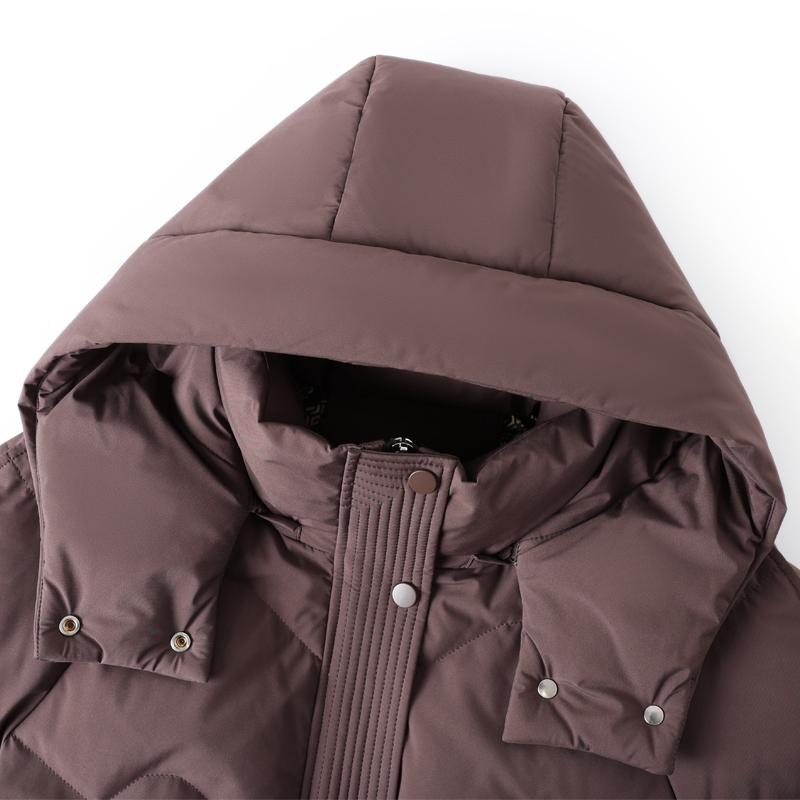 Plus Size XL-6XL Middle Age Women's Short Down Jackets Winter Parkas Hooded Elegant Loose Thick Warm Down Coats Woman Outerwears