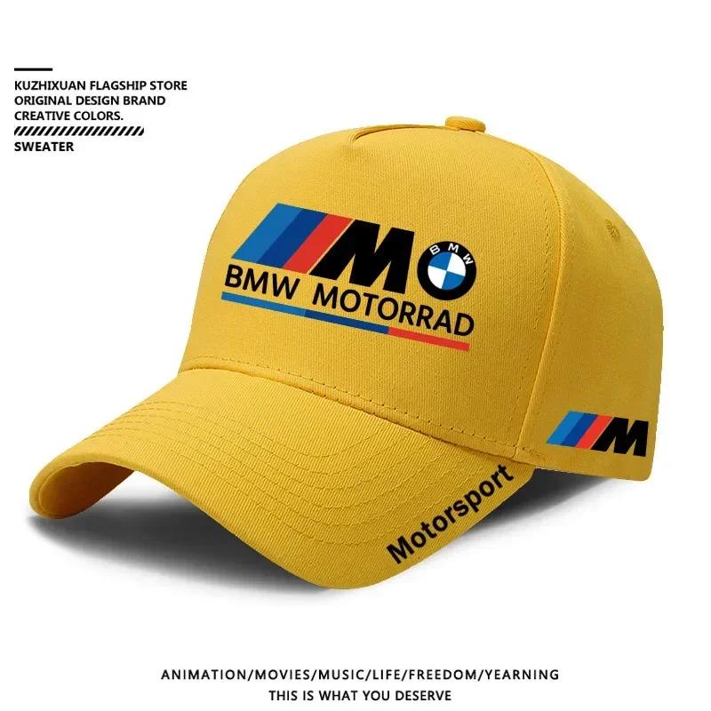 LNMAT1 Car Sticker Baseball Cap Outdoor Summer Sports Hat Embroidered Men Women Baseball Cap For BMW M POWER X3 X5 X6 E90 E70 F30 Auto