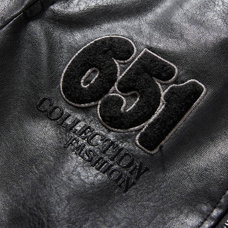 Neue Winter Mode Große Mantel männer Plüsch Verdickte Leder Jacke Motorrad männer Tragen
