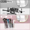 1PC Klar Acryl Make-Up Pinsel Halter Schreibtisch Kosmetische Veranstalter Lippenstift Pinsel Lagerung Halter