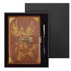 Set Regalo Quaderno Password A5 - Registro Riunioni d'Affari d'Ufficio & Diario Vintage con Logo Personalizzabile.