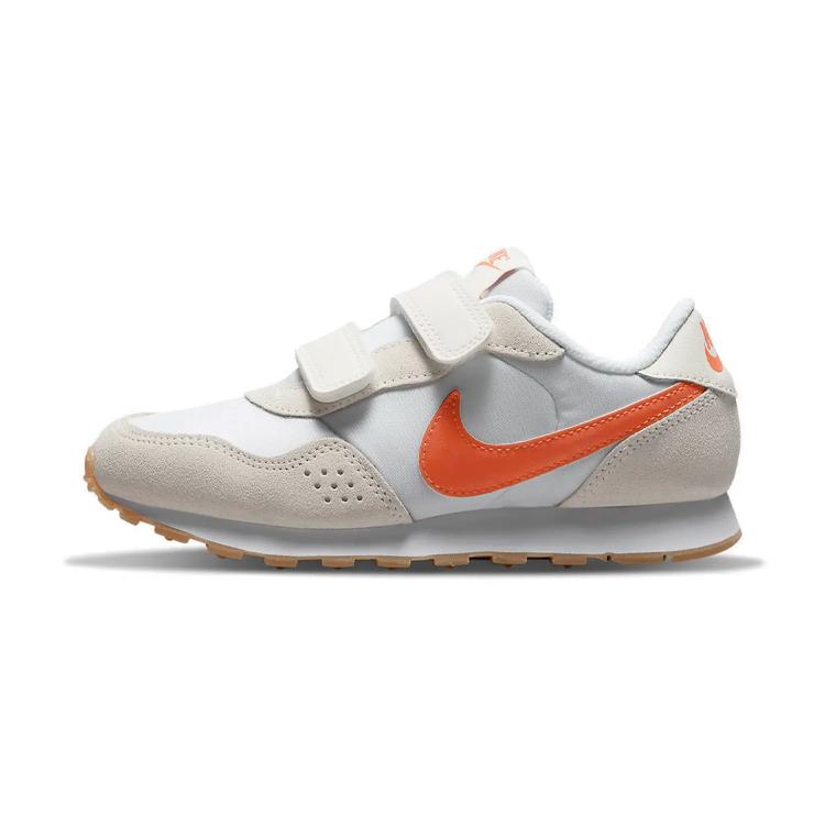 New Nike MD Valiant Low Top Running Shoes White Apricot Orange Children Aged 3 7 Years Old CN8559-103
