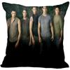 Die Twilight Saga Biss zum Morgengrauen Kissenbezug Schlafzimmer Haus Dekorativ Geschenk Kissenhülle Quadratisch Reißverschluss Kissenbezüge Satin Weich