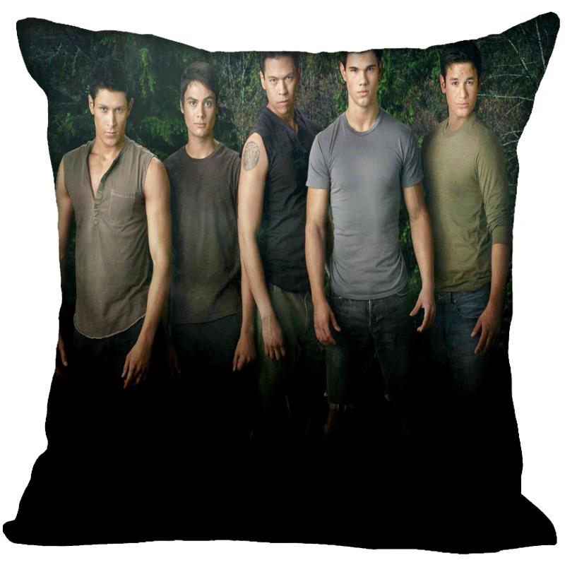Die Twilight Saga Biss zum Morgengrauen Kissenbezug Schlafzimmer Haus Dekorativ Geschenk Kissenhülle Quadratisch Reißverschluss Kissenbezüge Satin Weich