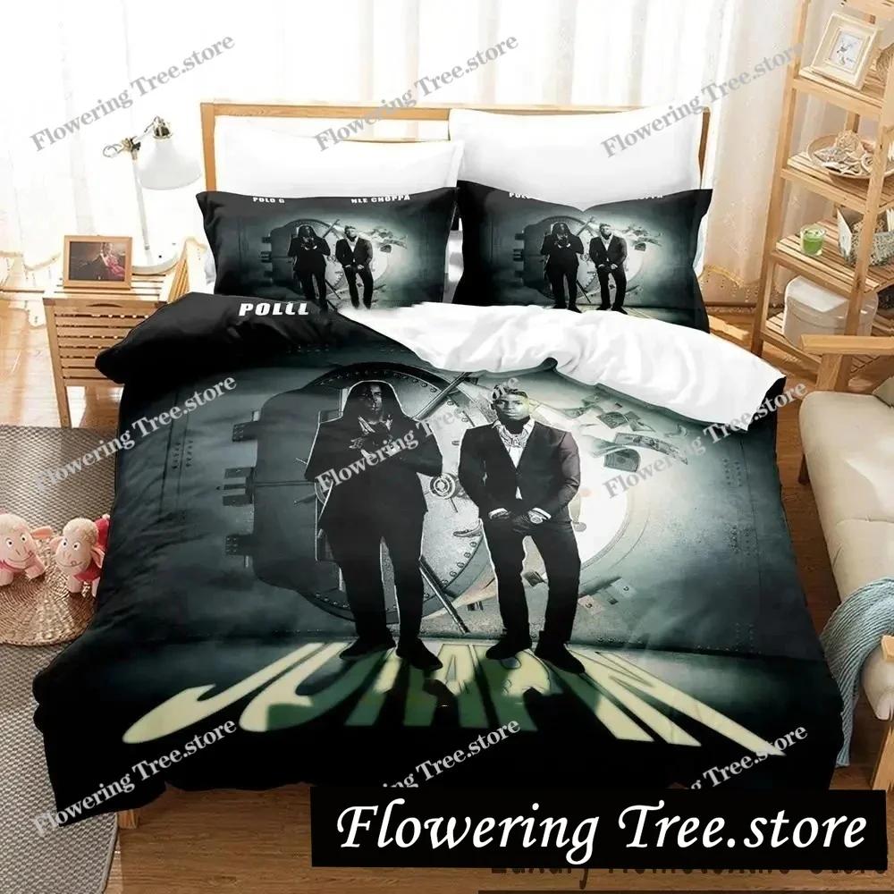 3D Print NLE Choppa Rapper Bedding Set Boys Girls Twin Queen King Size Duvet Cover Pillowcase Bed Boys Adult Home Textileextile