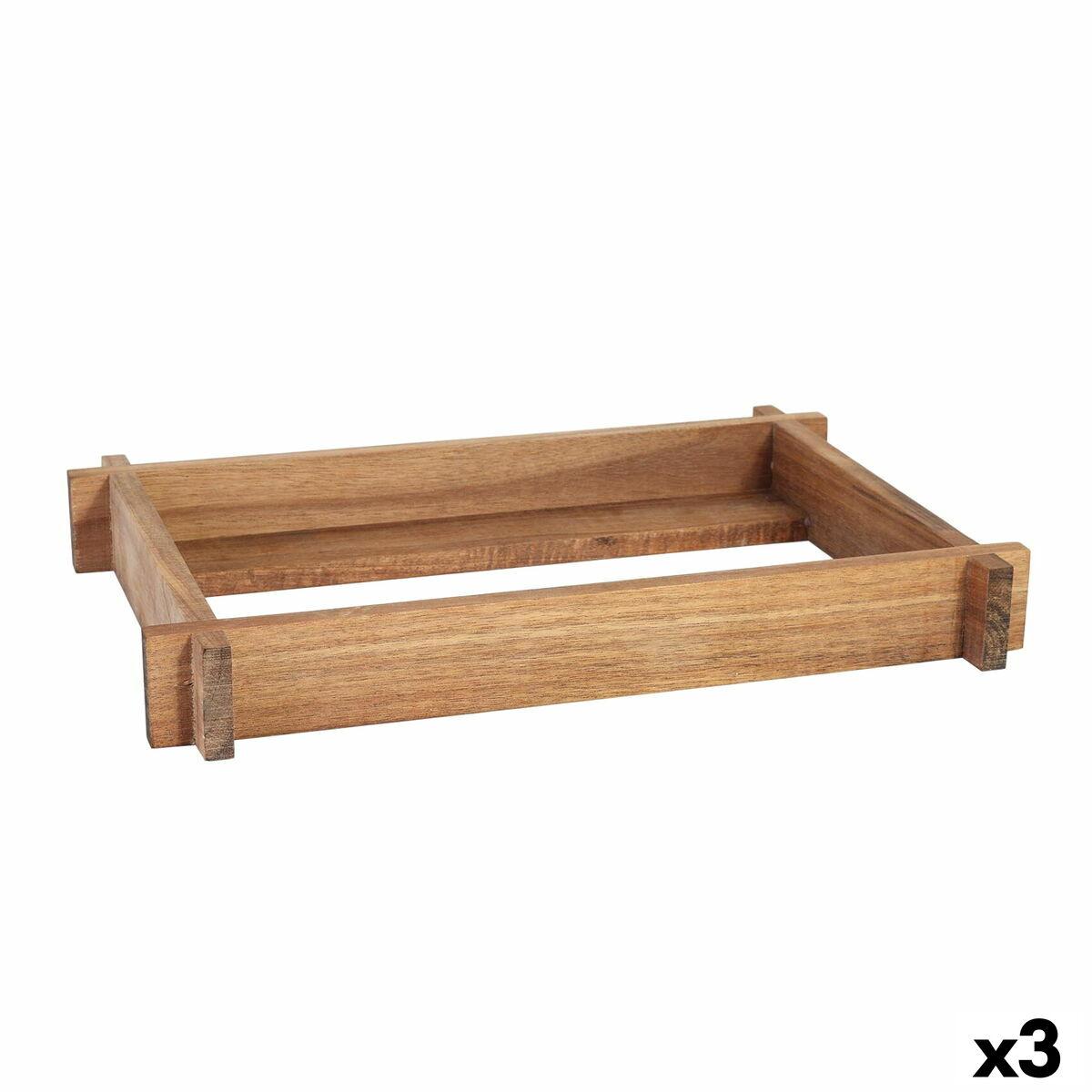 

Подставка Viejo Valle Acacia 26,5 x 16,2 x 4 см (3 единицы) TU прозрачный