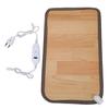 Electric Heated Floor Mat Thermal Foot Warmer Plastic Flooring Carbon Crystal Heating Pad 30x50cm 11.81x19.69in EU