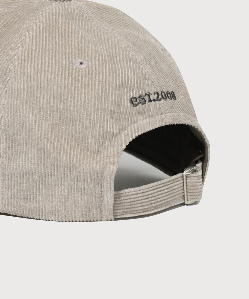 COVERNAT WOMAN [Standard Fit] Clover Heart Corduroy Wappen Ball Cap Moca