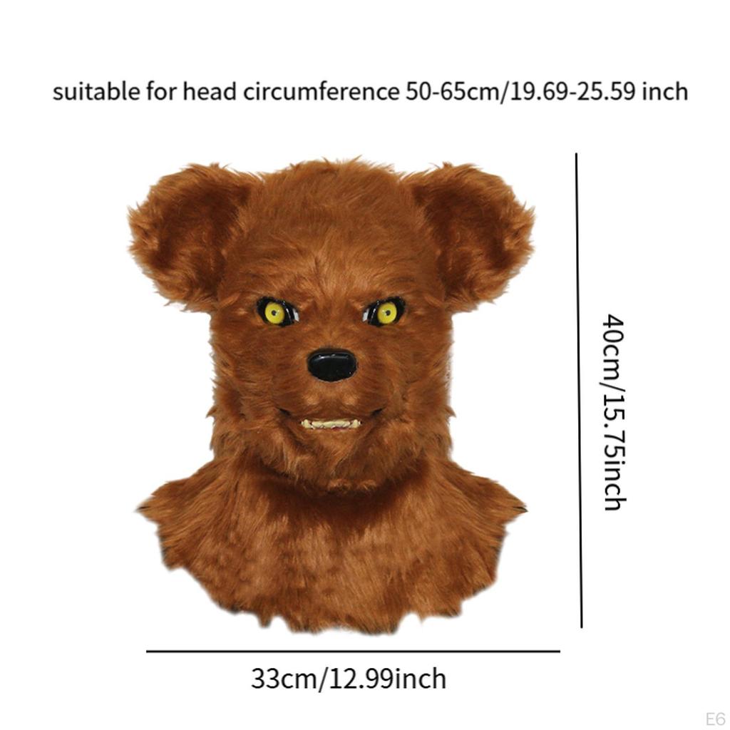 Animal Head Costume Mask for Halloween Role-Playing Fun
